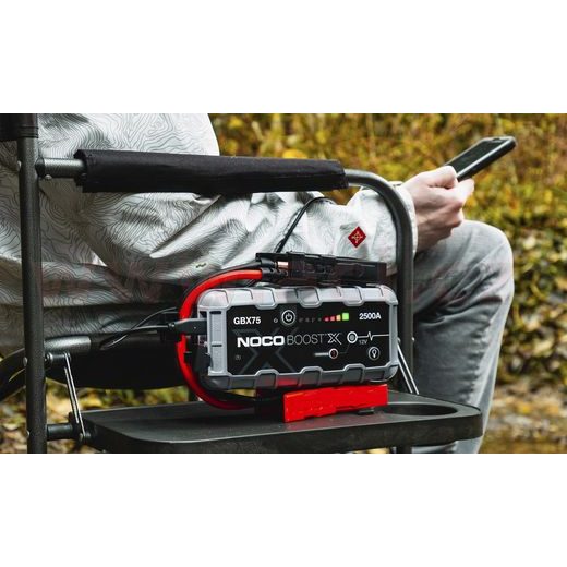 STARTOVACÍ BOX + POWER BANKA, STARTOVACÍ PROUD 2500A NOCO BOOST X GBX75 (USA)