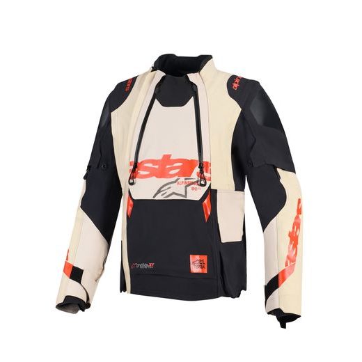 BUNDA HALO PRE DRYSTAR XF, ALPINESTARS (KRÉMOVÁ/ČERNÁ/ČERVENÁ) 2026