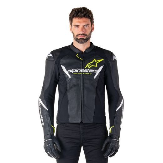 BUNDA FASTER 3 AIRFLOW, ALPINESTARS (ČERNÁ/BÍLÁ/ŽLUTÁ FLUO) 2026