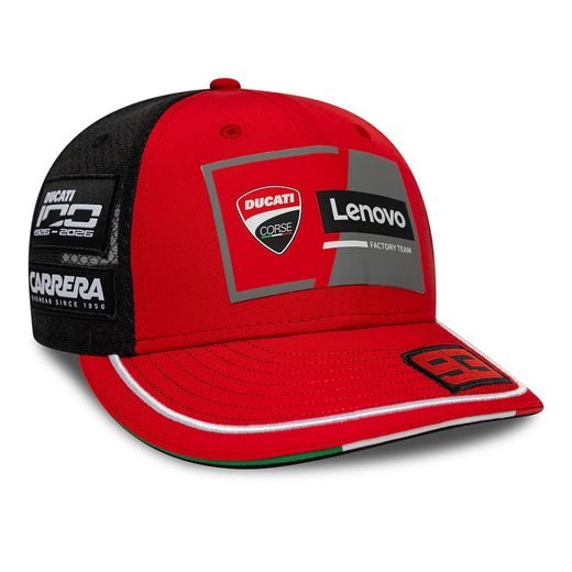 ŠILTOVKA NEW ERA DUCATI LENOVO MARQUEZ 93 (ČIERNA, ČERVENÁ)
