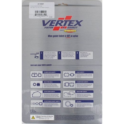 SADA TESNENÍ MOTORU KOMPLETNÁ WINDEROSA CGKOS 8110067 SO SIMERINGOM