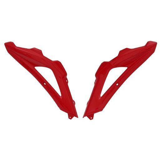 VRCHNÝ DIEL SPOJLEROV CHLADIČA HUSQVARNA, RTECH (ČERVENÝ, PÁR)