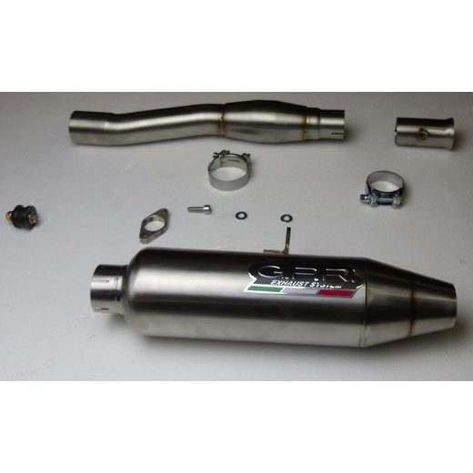 KONCOVKA VÝFUKU SLIP-ON GPR DEEPTONE QUSP.145.DEATV BRUSHED STAINLESS STEEL