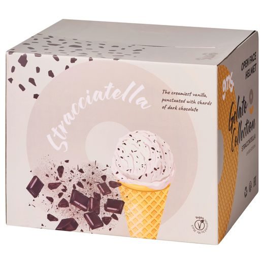 TRYSKOVÁ PRILBA GMS GELATO ZG11501 STRACCIATELLA S