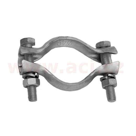 SPONA VÝFUKU 49 MM, 2 ŠROUBY (CITROEN, PEUGEOT, RENAULT, VOLVO)