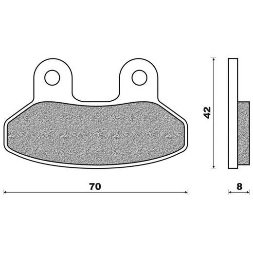 BRZDOVÉ DOŠTIČKY (ZMES SCOOTER ELITE ORGANIC) NEWFREN (2 KS V BALENIE)