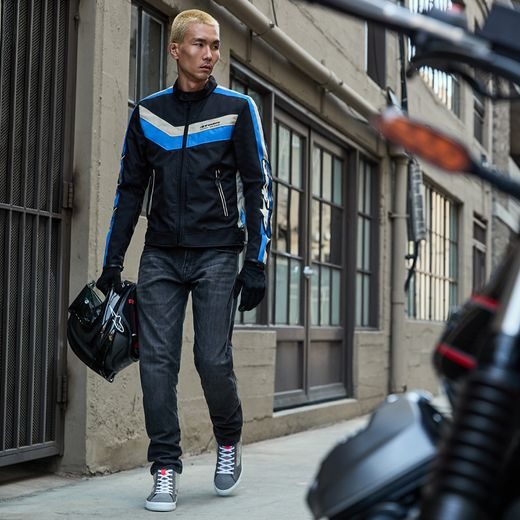 BUNDA T-DYNO WATER RESISTANT, ALPINESTARS (ČERNÁ/MODRÁ/BÉŽOVÁ) 2026