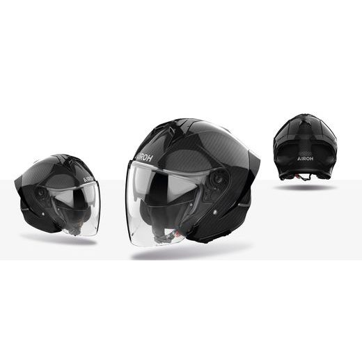 PRILBA H21 CARBON, AIROH (LESKLÁ) 2026