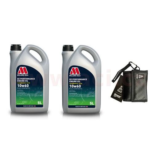 MILLERS OILS& EE PERFORMANCE 10W60 (SADA 5 L + 5 L + PEŇAŽENKA)