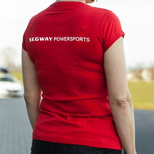 SEGWAY POWERSPORTS RED WOMEN T-SHIRT