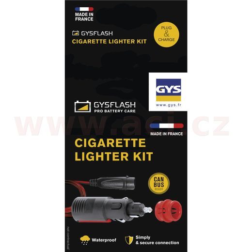 KONEKTOR PRO NABÍJENÍ PŘES ZÁSUVKU ZAPALOVAČE GYSFLASH (PRO MOTOCYKLY S CAN BUS)