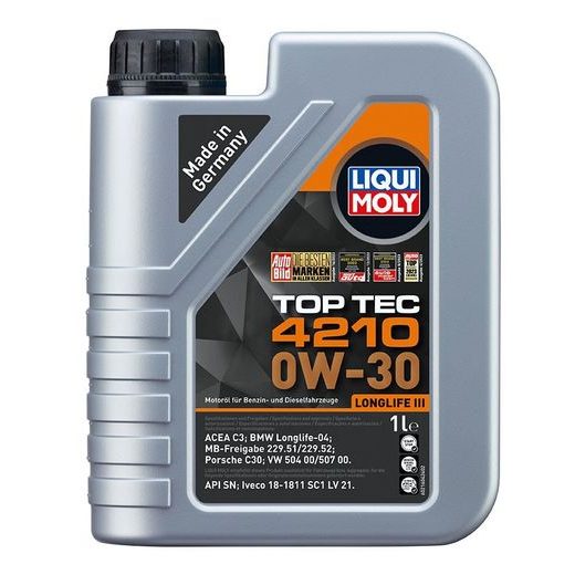 LIQUI MOLY TOP TEC 4210 0W-30, SYNTETICKÝ MOTOROVÝ OLEJ 1 L