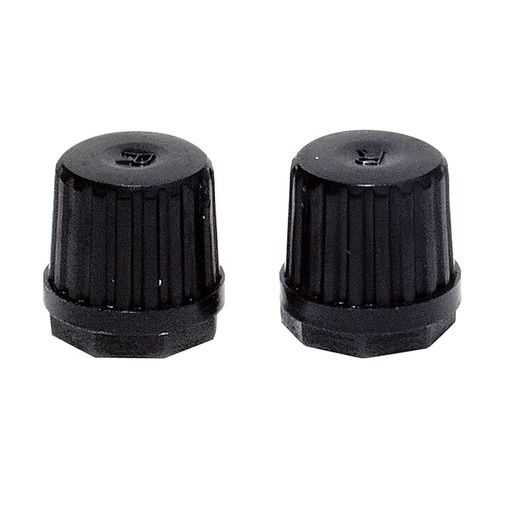 ČEPIČKA AUTO VENTILKU, OXFORD (ČERNÁ, PLAST, PÁR)