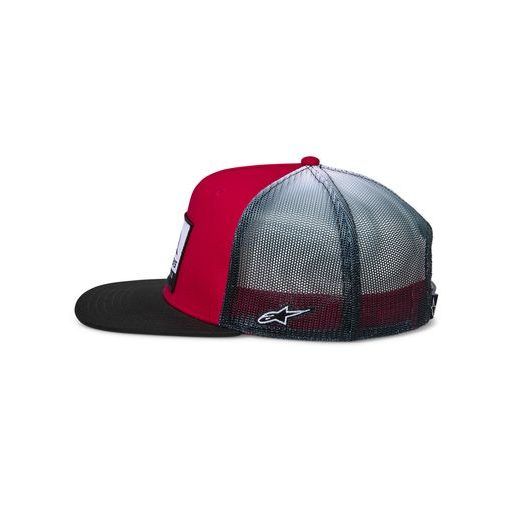 ŠILTOVKA CALI GRADIENT TRUCKER, ALPINESTARS (ČERVENÁ/ČERNÁ/BÍLÁ)
