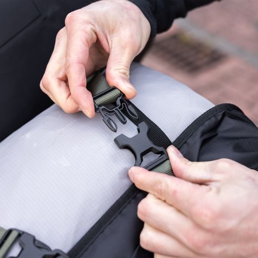 ZAVAZADLOVÉ POPRUHY ATLAS B-CLIP, 2 KS, OXFORD (ZELENÁ, 26MM X 2M)