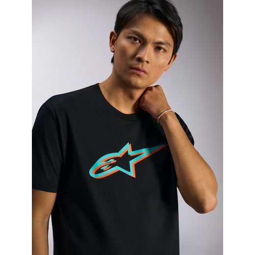 TRIKO AGELESS SHADOW CSF, ALPINESTARS (ČERNÁ/TYRKYSOVÁ)