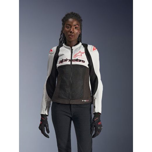 BUNDA STELLA SMX AIR, ALPINESTARS (SVETLE ŠEDÁ/ČERNÁ/RŮŽOVÁ) 2026