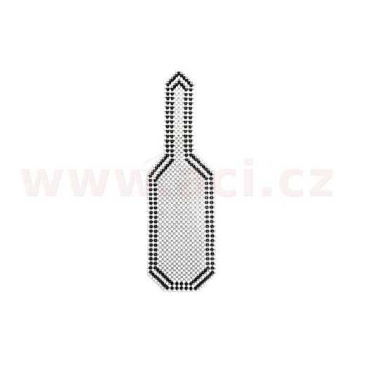 RETRO POTAH SEDADLA, DŘEVĚNÉ KULIČKY, BÍLÝ