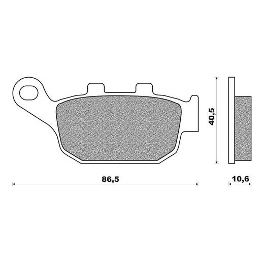 BRZDOVÉ DOŠTIČKY, NEWFREN (ZMES ROAD TOURING SINTERED) 2 KS V BALENIE