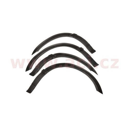 SADA PLASTOVÝCH LEMŮ BLATNÍKŮ (COUPÉ) 4 KS