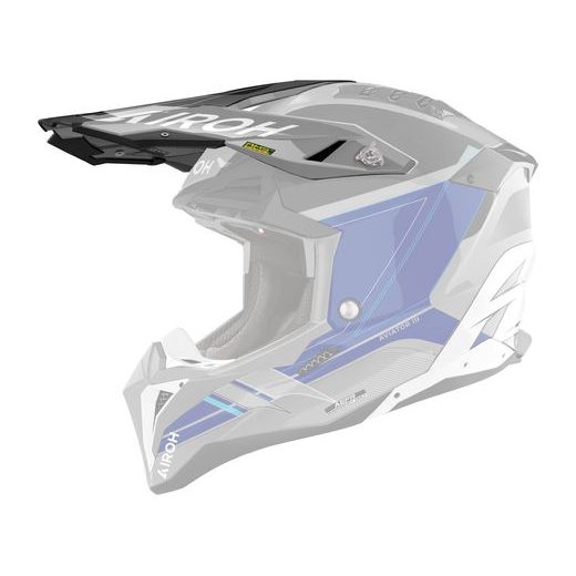 ŠILT PRE PRILBU AVIATOR 3, AIROH (SABER - MODRÝ LESKLÝ)