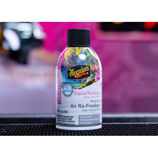 MEGUIAR'S WHOLE CAR AIR-REFRESHER, RAINFOREST POHLCOVAČ PACHŮ + OSVIEŽOVAČ VZDUCHU, VÔNE TROPICAL RAINFOREST 57 G