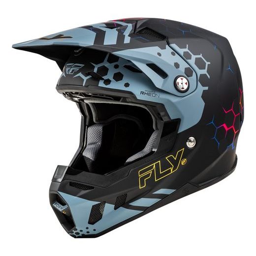 PRILBA FORMULA CC TEKTONIC, FLY RACING (ČERNÁ/ŠEDÁ)