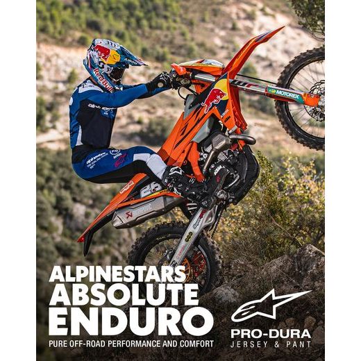 NOHAVICE PRO-DURA, ALPINESTARS (MODRÁ/BÍLÁ) 2026