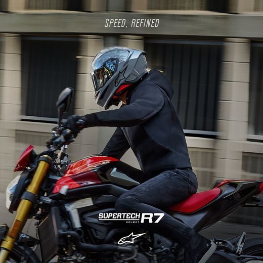 PRILBA S-R7 SOLID, ALPINESTARS (ŠEDÁ) 2026