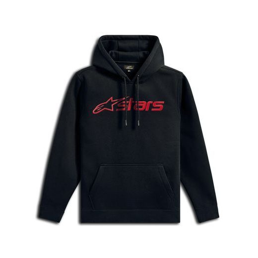 MIKINA BLAZE HOODIE 3, ALPINESTARS (ČERNÁ/RED)