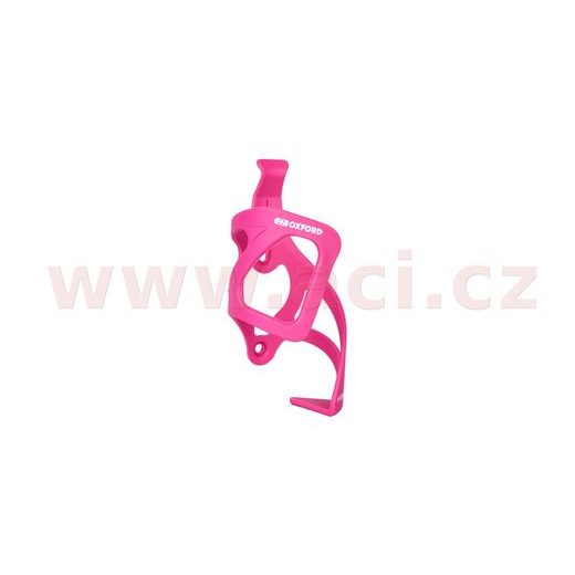 KOŠÍK HYDRA SIDE PULL S MOŽNOSTÍ VYNDAVÁNÍ BIDONU/LÁHVE BOKEM, OXFORD (RŮŽOVÝ, PLAST)