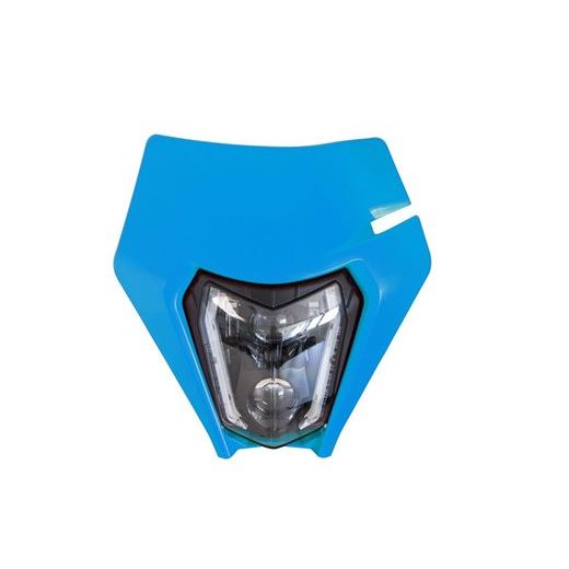 PREDNÉ MASKA VR. LED SVETLÁ KTM, RTECH (SVETLE MODRÁ)