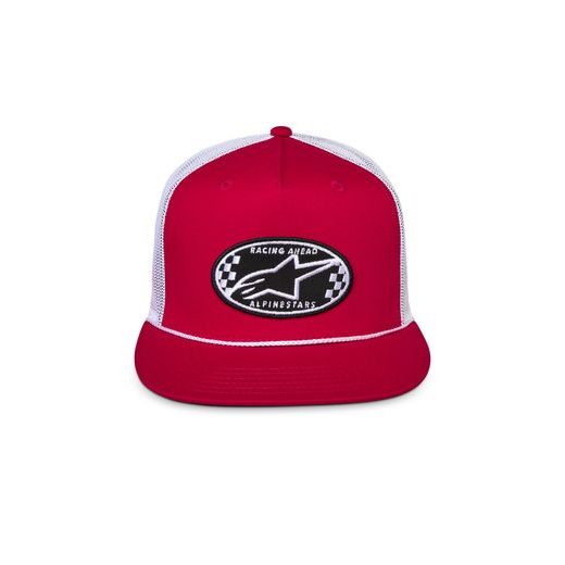 ŠILTOVKA CONTENDER TRUCKER, ALPINESTARS (ČERVENÁ/BÍLÁ)