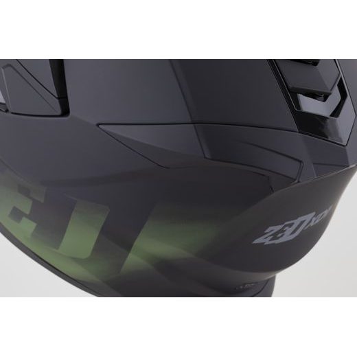 PRILBA XD1, ZED (ČIERNA MATNÁ/TMAVĚ ZELENÁ) 2026