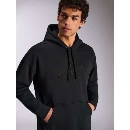 MIKINA EMERGENT OVERSIZED HOODIE, ALPINESTARS (ČIERNA)
