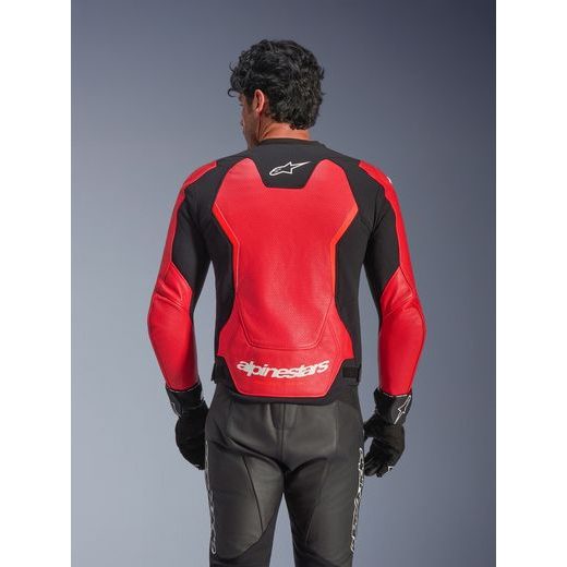 BUNDA GP FORCE V2 AIRFLOW, ALPINESTARS (ČERVENÁ FLUO/ČERNÁ/BÍLÁ) 2026