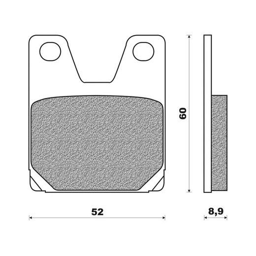 BRZDOVÉ DOŠTIČKY (ZMES ROAD TOURING SINTERED) NEWFREN (2 KS V BALENIE)