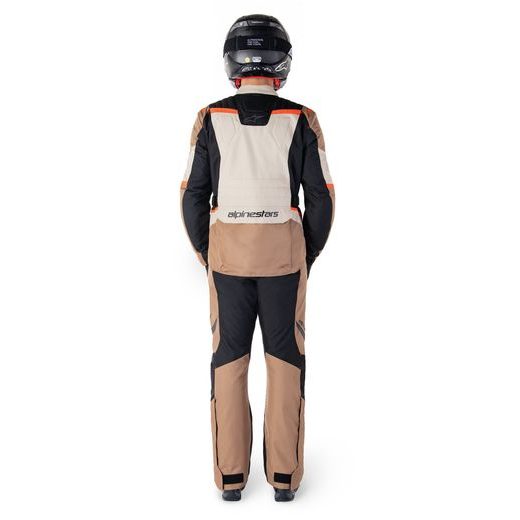 NOHAVICE ST-1 WATERPROOF, ALPINESTARS (TMAVÁ KHAKI/PÍSKOVÁ/ČERNÁ/ČERVENÁ FLUO) 2026