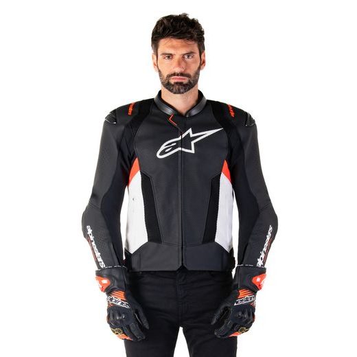 BUNDA MISSILE 3 AIRFLOW, ALPINESTARS (ČERNÁ/BÍLÁ/ČERVENÁ FLUO) 2026