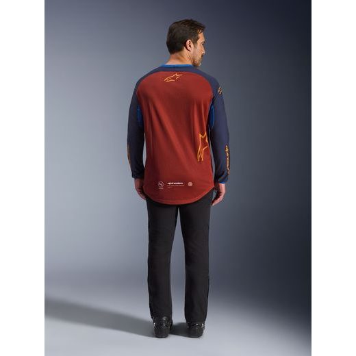 DRES MAXDURA DUAL, ALPINESTARS (ORANŽOVÁ/TMAVĚ MODRÁ) 2026