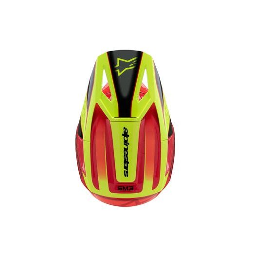 PRILBA S-M3 FRAY, ALPINESTARS, DETSKÁ (ČERVENÁ/ŽLUTÁ FLUO/ČERNÁ) 2026
