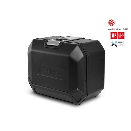 KOMPLETNÁ SADA 36L / 47L HLINÍKOVÝCH BOČNÝCH SKRÍŇ SHAD TERRA BLACK VRÁTANE MONTÁŽNEJ SADY SHAD DUCATI MULTISTRADA 1200 V4