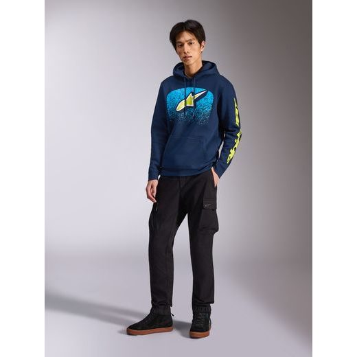 MIKINA OBSESSED HOODIE, ALPINESTARS (MODRÁ)