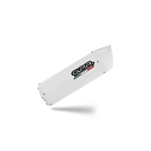 KONCOVKA VÝFUKU SLIP-ON GPR ALBUS EVO4 E5.KT.205.ALBE5 WHITE GLOSSY