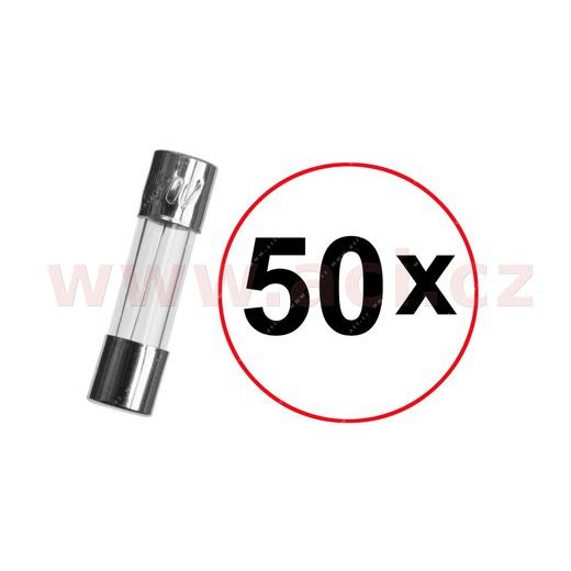 POJISTKA SKLENĚNÁ 5X20 1A (SADA 50KS)