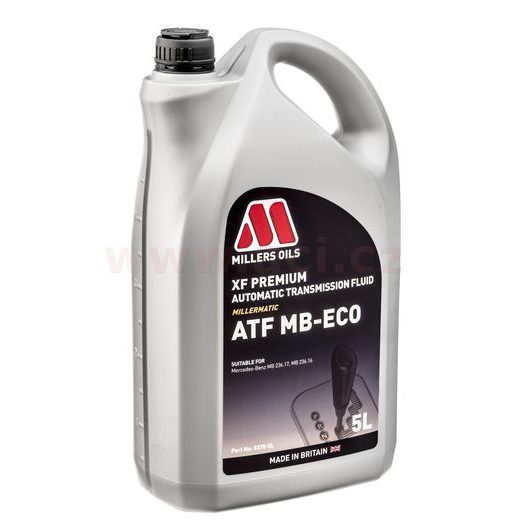 MILLERS OILS PREVODOVÝ OLEJ PLNE SYNTETICKÝ XF PREMIUM ATF MB-ECO 5L