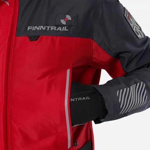 FINNTRAIL JACKET MUDWAY RED