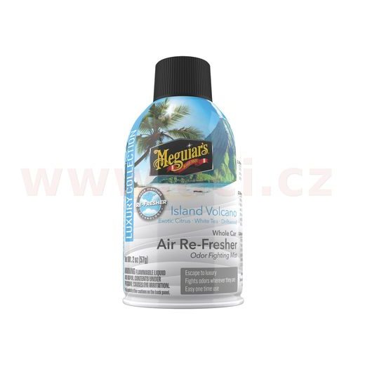 MEGUIAR'S WHOLE CAR AIR-REFRESHER, ISLAND VOLCANO POHLCOVAČ PACHŮ + OSVIEŽOVAČ VZDUCHU, VÔNE ISLAND VOLCANO 57 G