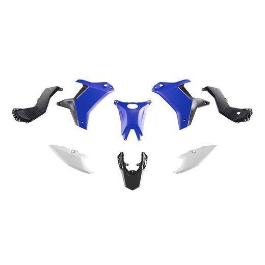 SADA PLASTOV YAMAHA TENERE, RTECH (MODRÁ-BÍLÁ-ČERNÁ, 5 DIELOV)