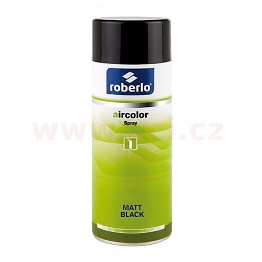 AIRCOLOR SPREJ BARVA (ČERNÁ MATNÁ) ROBERLO 400 ML